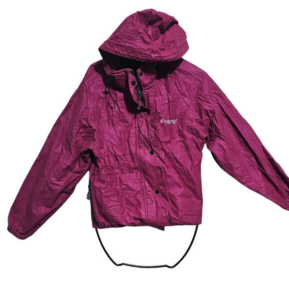 Frogg Toggs Waterproof Hooded Rain Jacket Womens Size Small Pink  (883) - Picture 1 of 6